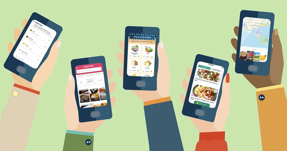 Apps to Help Save Food and Reduce Food Waste