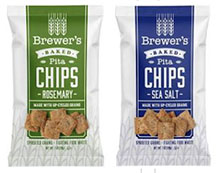 Brewers Upcycled Pita Chips and Flatbreads